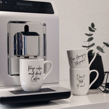 Чашка 340 мл "Keep calm and drink coffee" біла Statement Villeroy & Boch