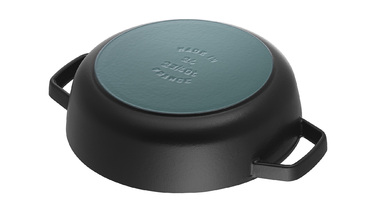 Чавунна жаровня Chistera з кришкою 28 см, чорна Staub