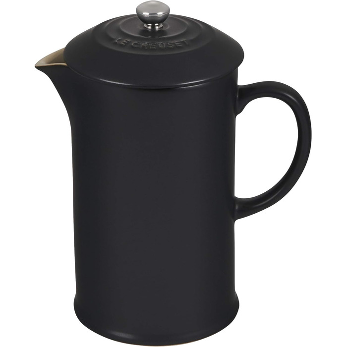 Френч-прес 0,8 л чорний матовий Le Creuset