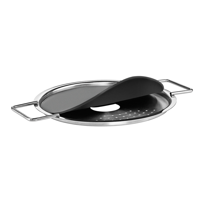 Кришка-друшляк Ø 16 см чорна Stainless Steel Eva Solo