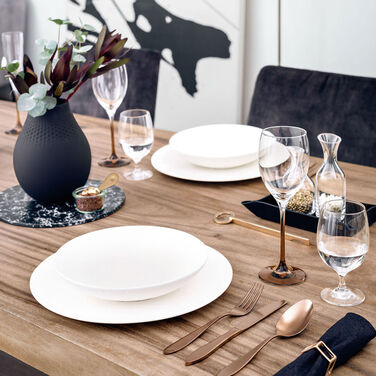 Тарілка глибока 23,5 см Blanc Manufacture Rock Villeroy & Boch