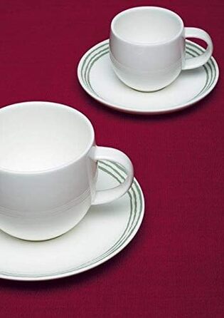 Блюдця під чашку набір 4 шт Ø 12 см білі Acquerello, Alessi