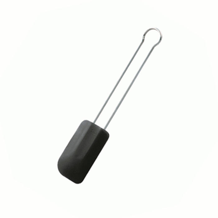 Лопатка силиконовая Rosle, черная, 26 см