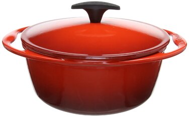 Гусятница / жаровня 22 см, вишневий Le Creuset