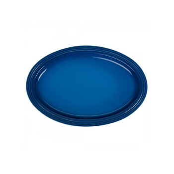 Блюдо сервіровки овальне 46 см, синє Marseille Le Creuset