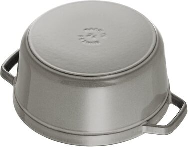 Каструля / жаровня 24 см з кришкою Graphite Grey Staub