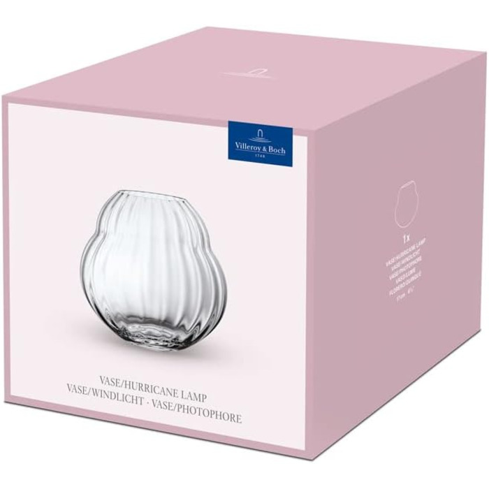 Ваза декоративна 17 см прозора Rose Garden Villeroy & Boch