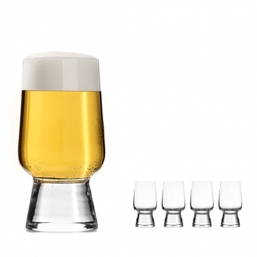Набір пивних бокалів для дегустації 250 мл, 4 предмета Tasting Glas Oha-design