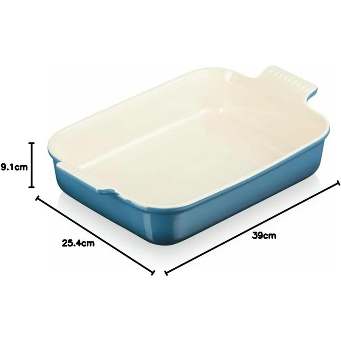 Форма для запікання прямокутна 4 л 32 см Deep Teal Le Creuset
