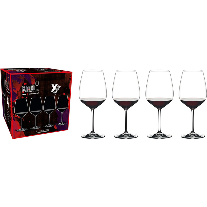 Келих для червоного вина 0,8 л, набір 4 предмети, Extreme Riedel