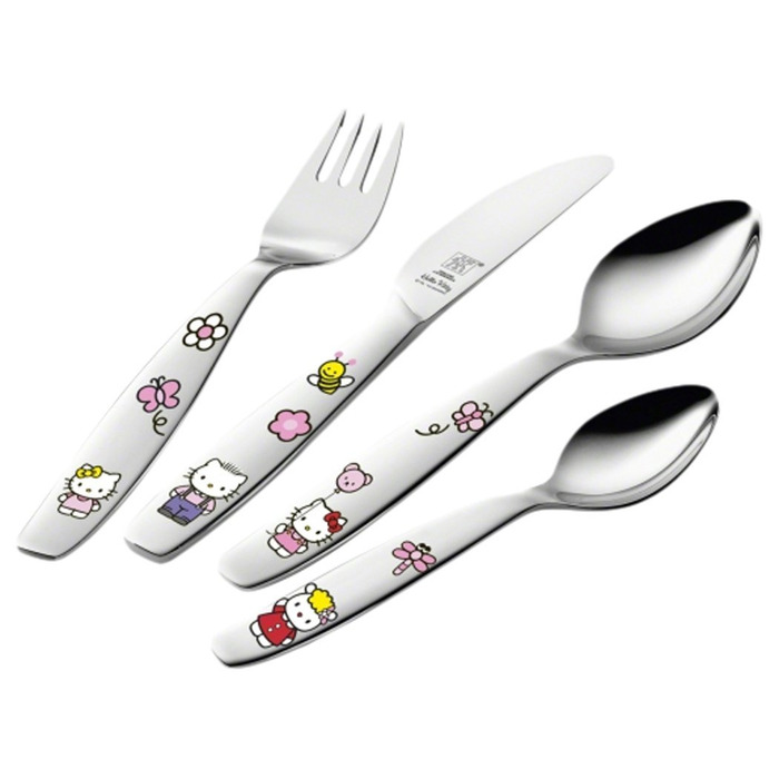 Набір дитячих столових приборів 4 предмета Hello Kitty Twin Kids Zwilling