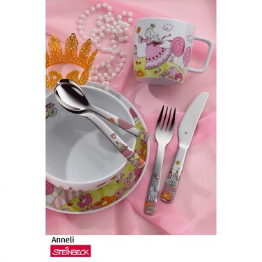 Набір дитячого посуду 6 предметів Prinzessin Anneli WMF