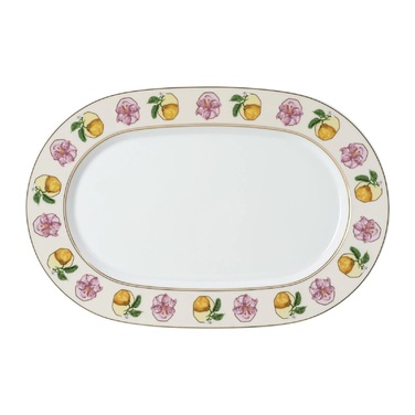 Блюдо овальне 36,2 х 24,2 Зефір IDYLLIA Swarovski x Rosenthal