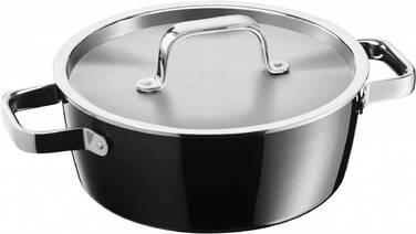 Каструля 22 см Чорна Fusiontec Aromatic WMF