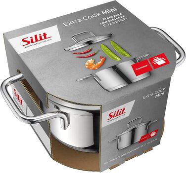 Міні-жаровня 12 см зі скляною кришкою Extra Cook Mini Silit