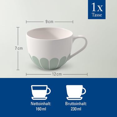 Чашка для кофе 160 мл, зеленый Fleur Villeroy & Boch