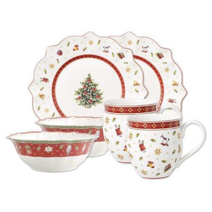 Набір посуду для сніданку на 2 персони білий Toys Delight Villeroy & Boch