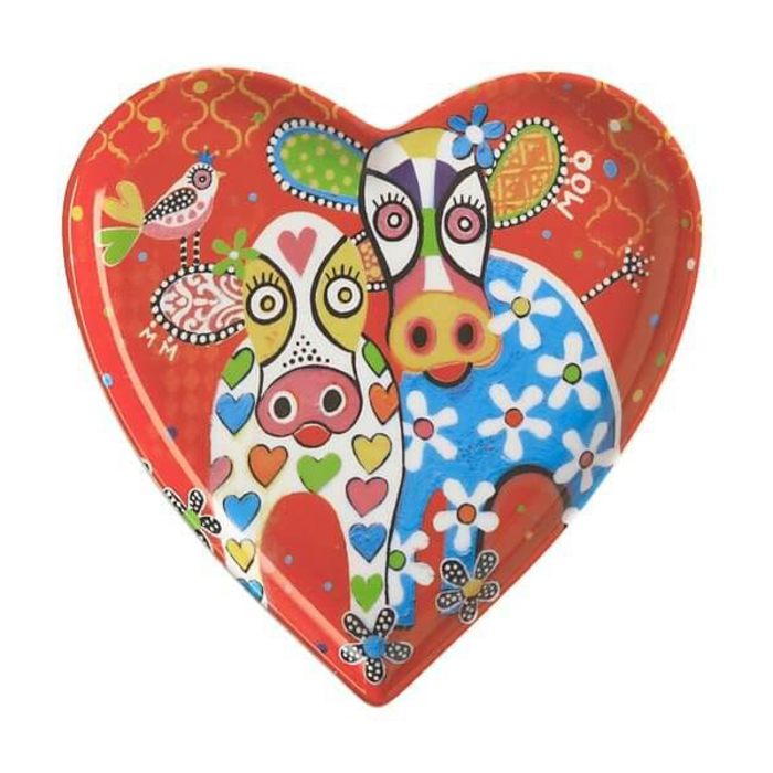 Тарілка десертна, фарфор Maxwell Williams Happy Moo Day LOVE HEARTS