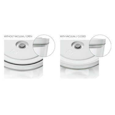 Набір мисок з вакуумними кришками, 6 предметів, прозоре скло Fresh & Save Zwilling