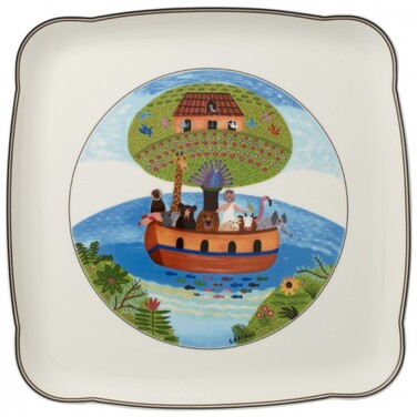 Тарілка 30 см квадратна Charm Breakfast Design Naif Villeroy & Boch