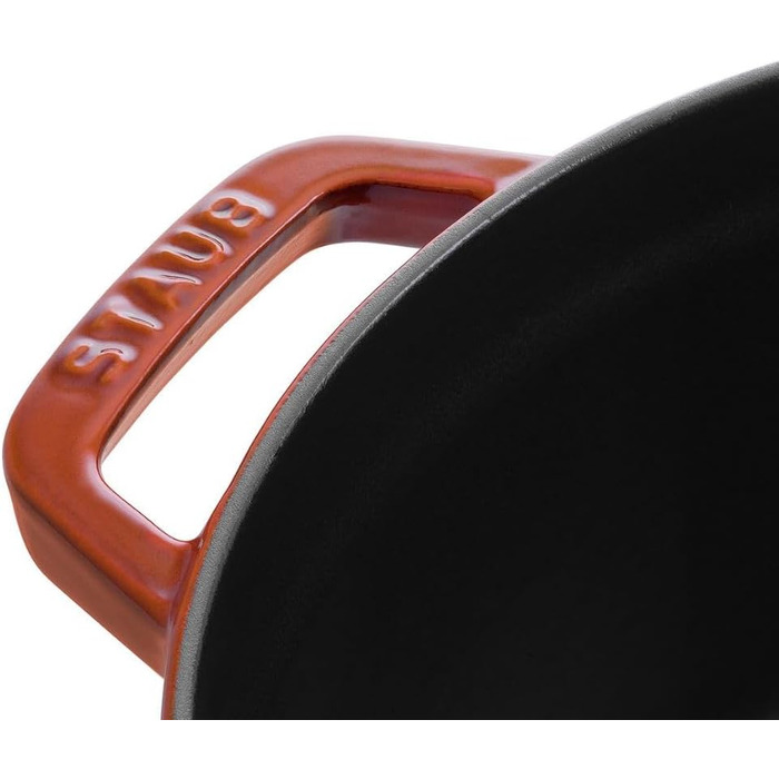 Каструля / жаровня 24 см з кришкою Burnt Orange Staub