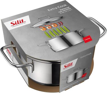 Жаровня 24 см зі скляною кришкою Extra Cook Silit