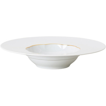 Тарілка гурман 28 см глибока Sonetto Oro Rosenthal