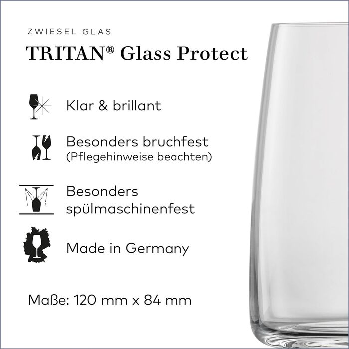 Келих для вина 500 мл набір 4 предмети Vivid Senses, Zwiesel Glas