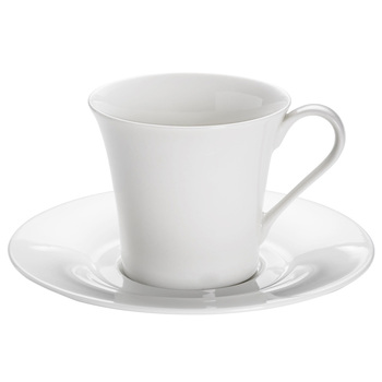 Чашка з блюдцем Maxwell & Williams WHITE BASICS ROUND, порцеляна, 230 мл