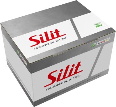 Каструля зі скляною кришкою 20 см, 3,7 л чорний Modesto Silit