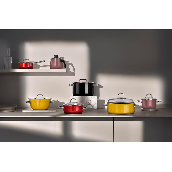 Жаровня 24 см зі скляною кришкою, жовтий Fusiontec Mineral Pro WMF