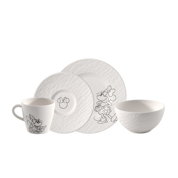 Набір посуду 4 предмета білий на 1 персону Manufacture - Mickey Mouse Villeroy & Boch
