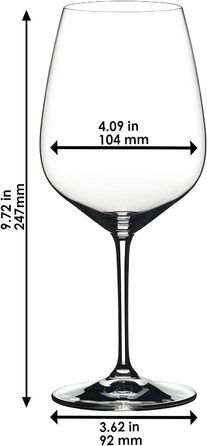 Келих для червоного вина 0,8 л, набір 4 предмети, Extreme Riedel