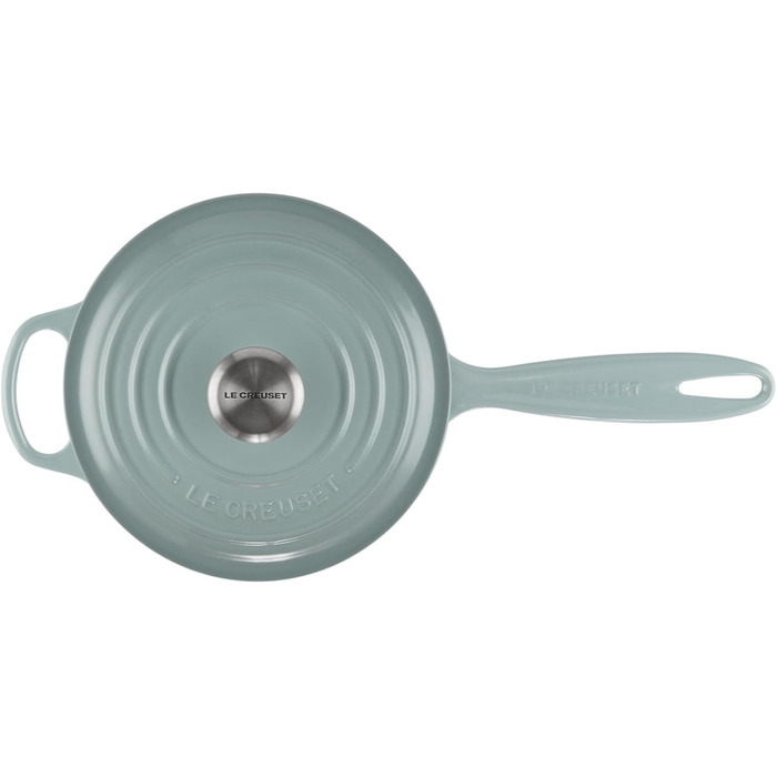 Чугунный сотейник 2 л с крышкой, Морская соль Signature Le Creuset