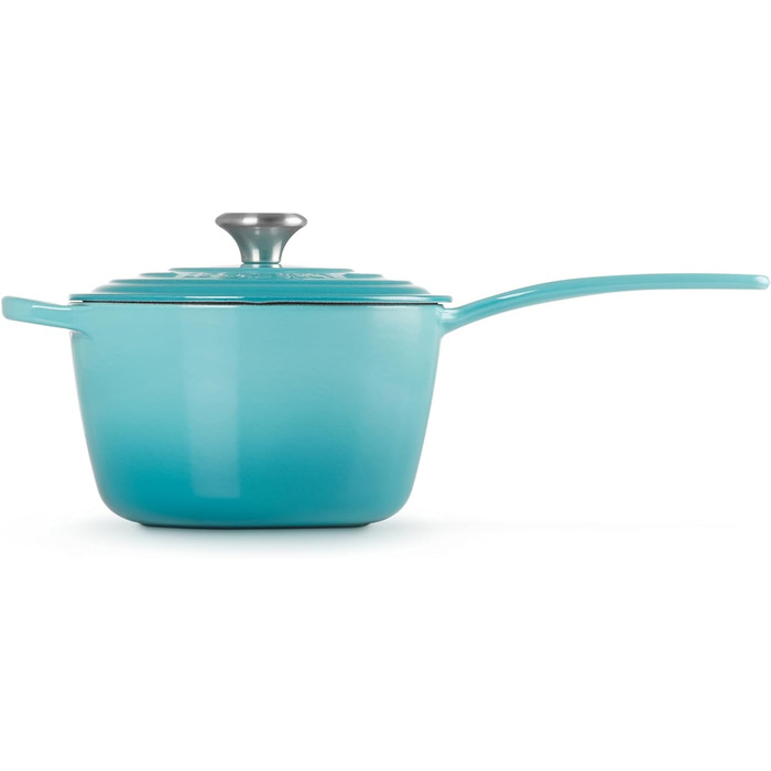 Чугунный сотейник 2 л с крышкой, бирюзовый Signature Le Creuset
