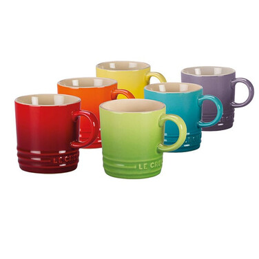 Набір чашок 350 мл, 6 предметів Set Regenbogen Le Creuset