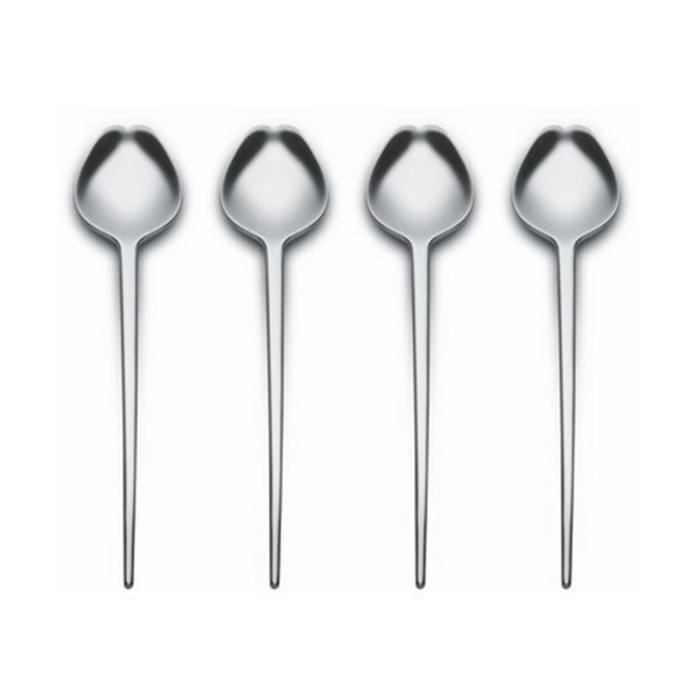 Ложка для закусок 10 см металік Human Collection Alessi