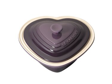 Блюдо для запікання в формі серця з кришкою, фіолетовий Le Creuset