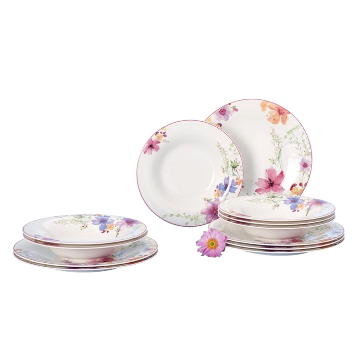 Набір тарілок 12 предметів Mariefleur Villeroy & Boch