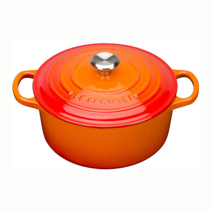 Каструля / жаровня з кришкою 22 см, помаранчевий Le Creuset