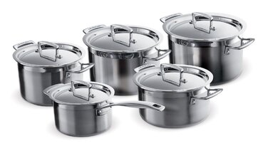 Набір каструль професійний серії 3 PLY, 10 предметів Le Creuset