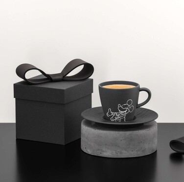 Чашка для кави 160 мл чорна Manufacture - Mickey Mouse Villeroy & Boch