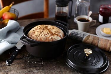 Кокот круглий 18 см, чорний Staub
