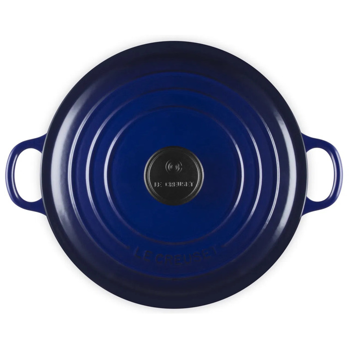 Жаровня 24 см із кришкою, темно-синя Tradition Le Creuset