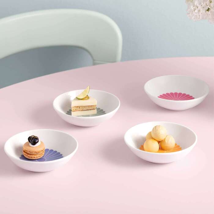 Десертная миска 120 мл, набор 4 предмета, разноцветный Fleur Villeroy & Boch