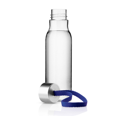 Пляшка 0,5 л прозора / синя Trinkflasche Eva Solo