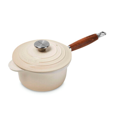 Ківш з кришкою і дерев'яною ручкою 1,8 л меренга Meringue Le Creuset