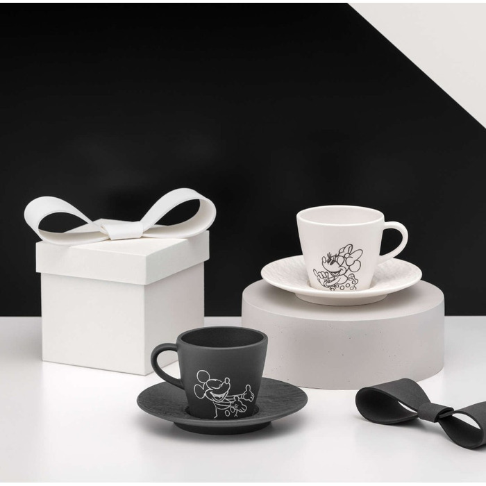 Блюдце до чашки для еспресо 12 см біле Manufacture - Mickey Mouse Villeroy & Boch