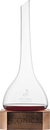 Декантер для красного вина 0,75 л на деревянной подставке Iconics Zwiesel Glas