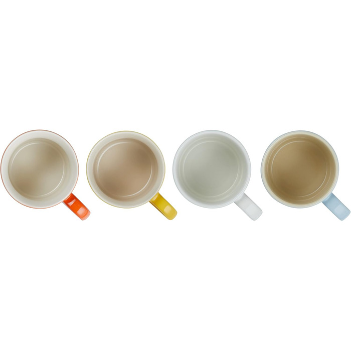 Набір із 4 кухлів 350 мл, різнокольоровий Elements Le Creuset